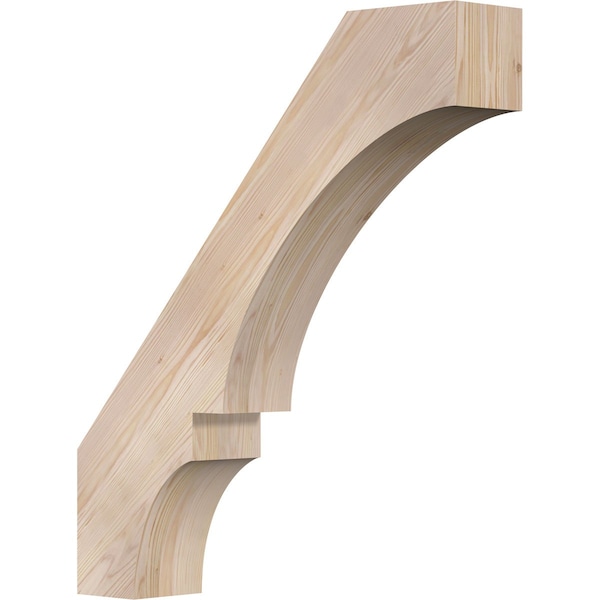 Ekena Millwork 5 1/2"W x 28"D x 32"H Balboa Smooth Knee Brace, Douglas Fir BRC06X28X32BOA00SDF - main